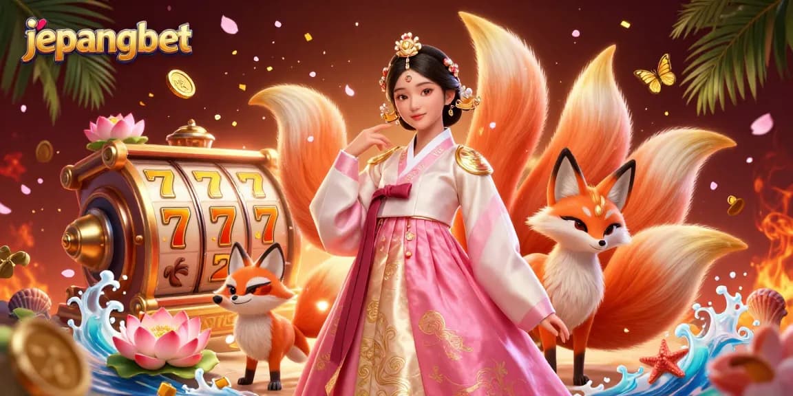 Engage with jepangbet's thrilling slot experience highlighted by vibrant 3D characters and dynamic game elements.