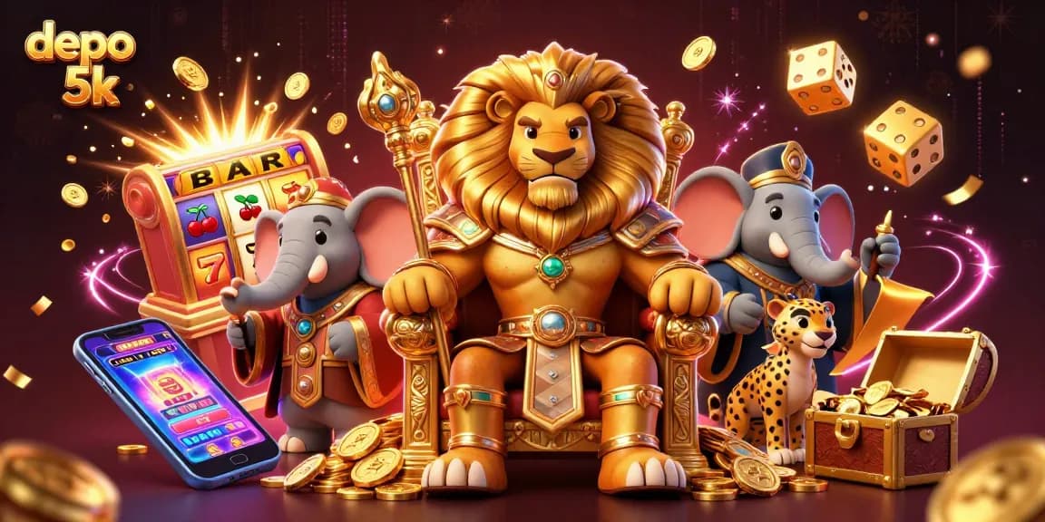 Jelajahi pengalaman bermain di depo 5k slot dengan hadiah menarik dan grafik memukau.