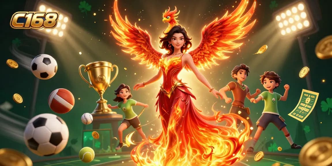 C168 offers thrilling sports betting action with fiery, photorealistic characters and dynamic game elements.