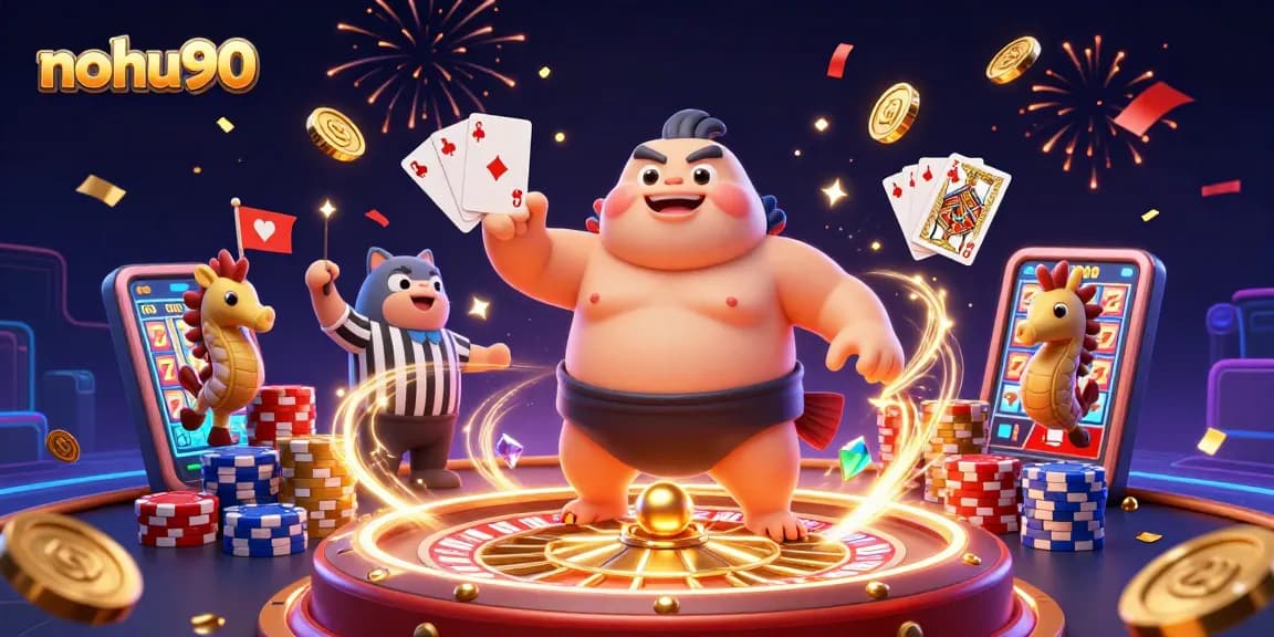 Experience thrilling nohu90 gaming with lively underwater characters and vibrant casino elements.