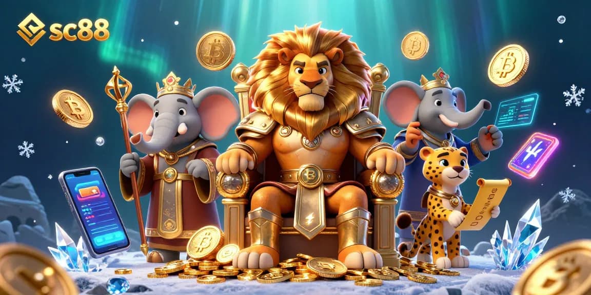 Enhance your gaming with sc88, exploring vibrant casino elements and majestic characters.