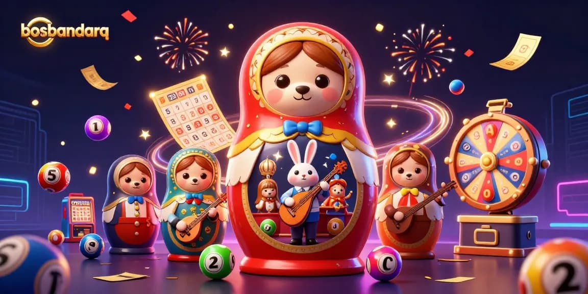 Experience the thrilling world of bosbandarq with vibrant casino-themed elements and engaging characters.