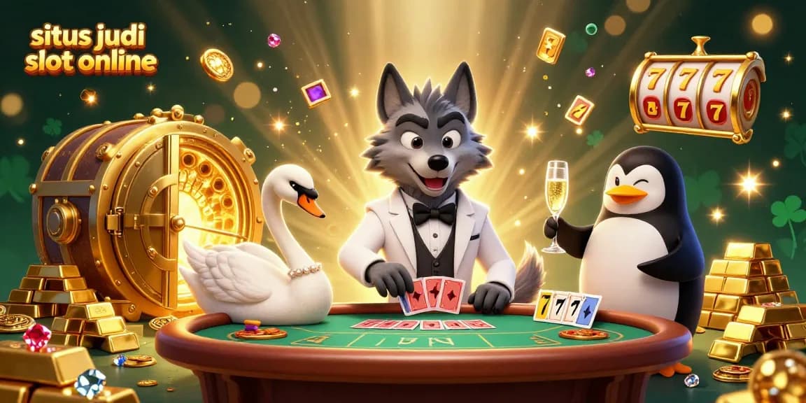 Menangkan permainan di situs judi slot online dengan ilustrasi 3D yang penuh gemerlap.