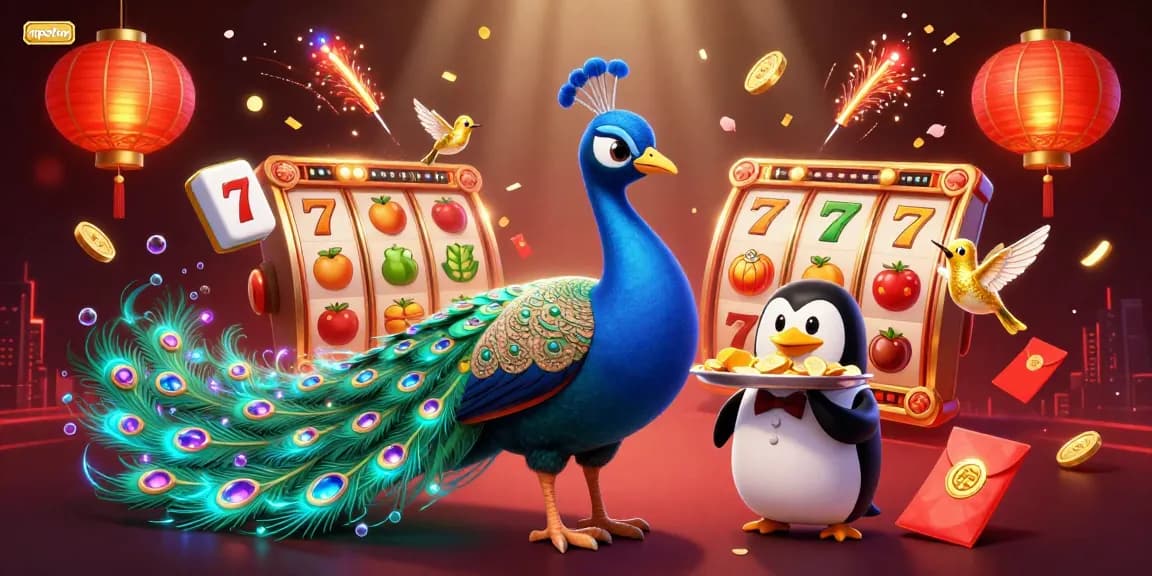 MPOFUN showcases stunning slot gaming excitement with vibrant characters in a dynamic casino scene.