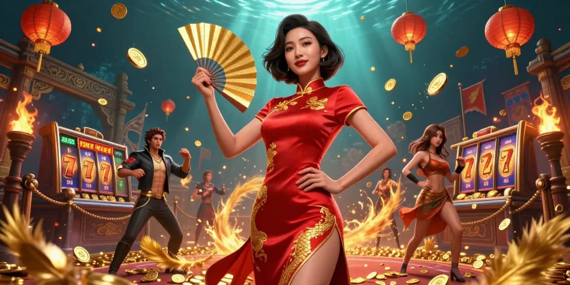 Engage in thrilling gameplay with NRA tour and travel, featuring rich casino elements and vibrant character art.