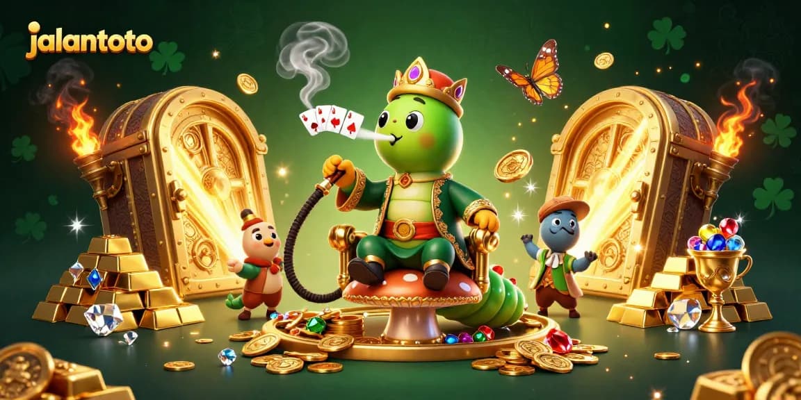 JALANTOTO menawarkan pengalaman taruhan online terbaik dengan simbol poker dan harta karun