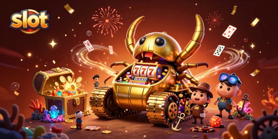 Menangkan slot dengan jackpot dan simbol keberuntungan di dalam kasino mini yang menakjubkan.