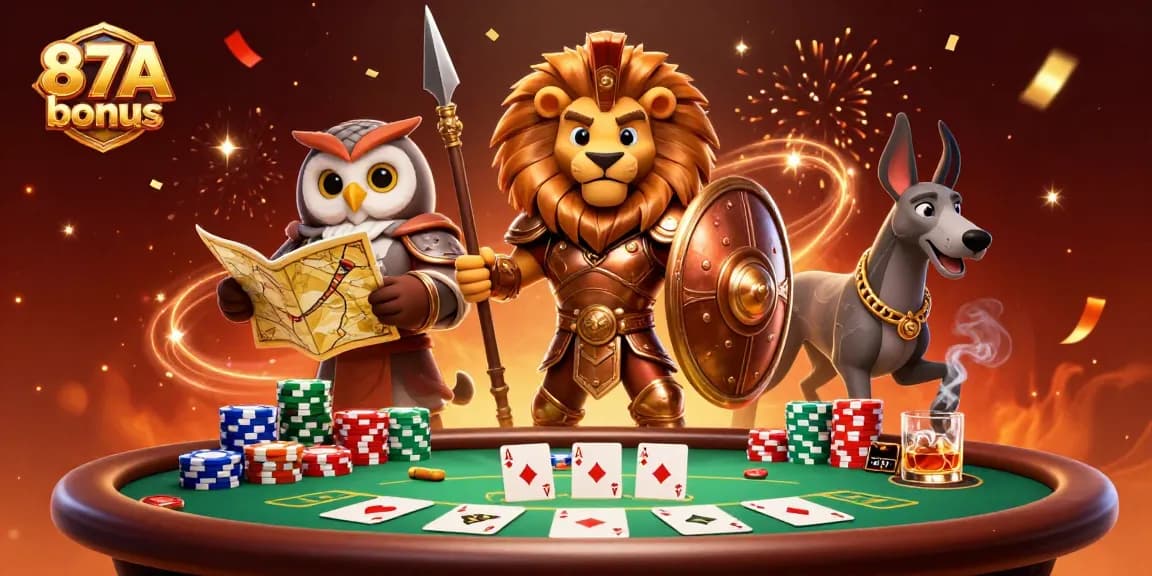 Jogue com confiança e ganhe no 87A bonus com uma variedade emocionante de jogos de cassino.