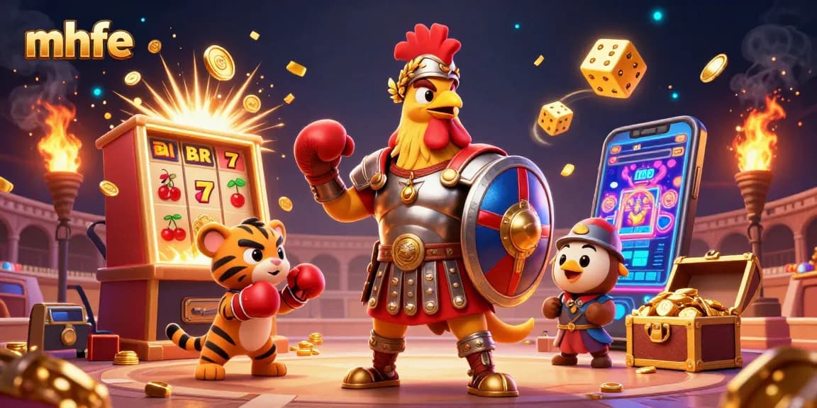 Experience thrilling action at mhfe credit card casinos with vibrant 3D characters and exciting gaming elements.