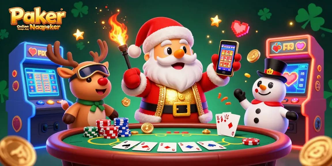 Experience Poker Online Uang Asli Nagapoker with vibrant 3D characters enjoying a dynamic casino scene.