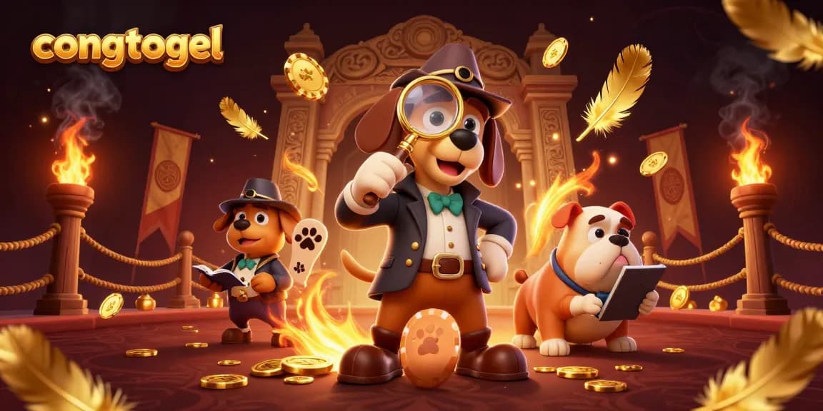 Engage with congtogel as a detective investigates poker clues amidst a treasure hunt.