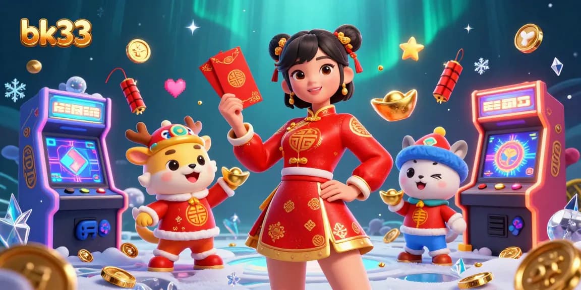 Win big today with bk33 at an immersive casino featuring vibrant characters and colorful gaming elements.