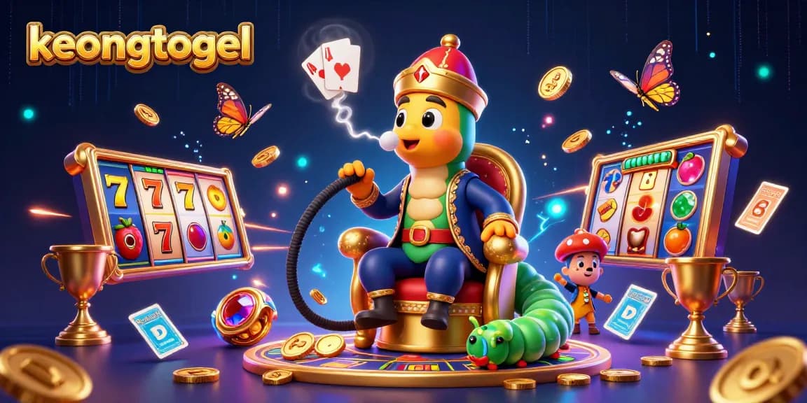 Engage in thrilling spins at keongtogel with 3D vibrant casino elements and characters enhancing the game experience.