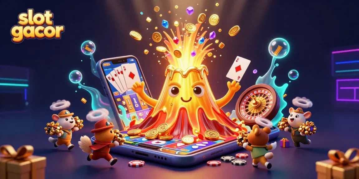 Menangkan slot gacor dengan karakter kasino dan kekayaan meledak dari vulkanik!