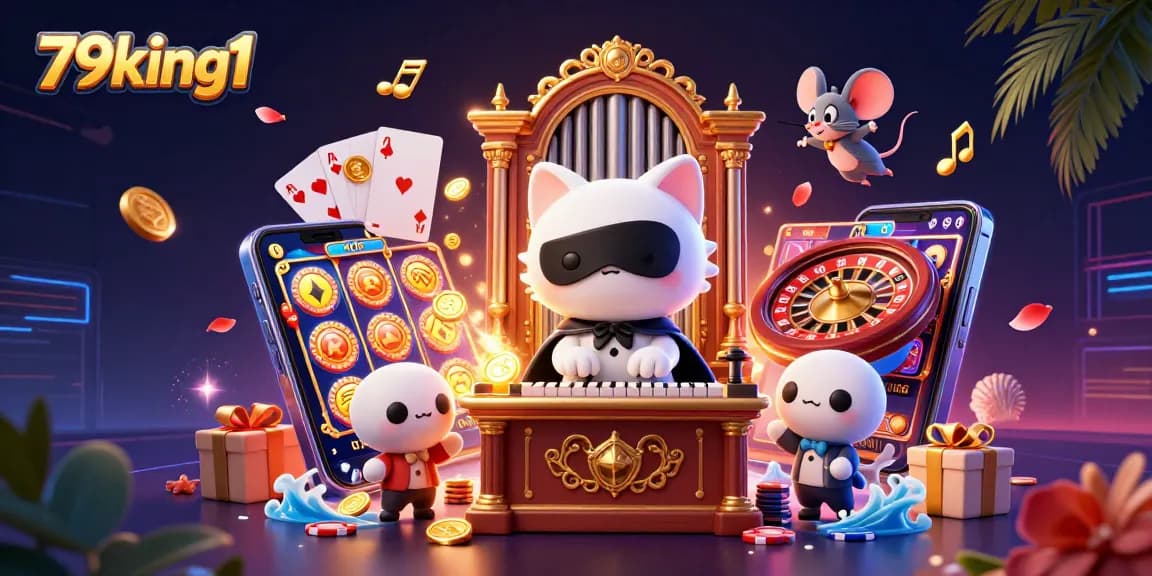Experience thrilling gaming with 79king1 featuring vibrant characters and dynamic casino elements.
