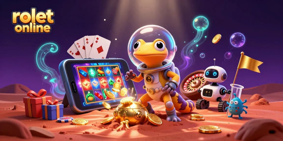 Play the exciting rolet online with vibrant casino action, showcasing colorful gaming elements.