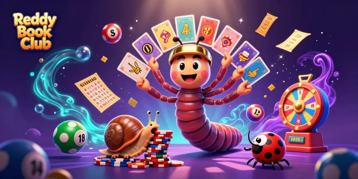 Experience thrilling betting action with Reddy Book Club in an immersive gaming illustration.