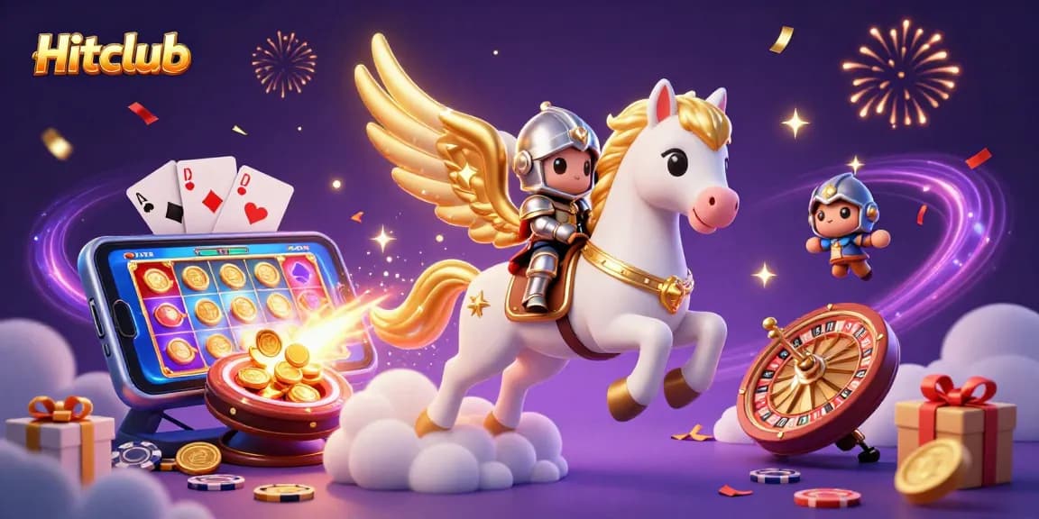 Experience the thrill of slots in Hitclub with dazzling visuals and dynamic game elements.