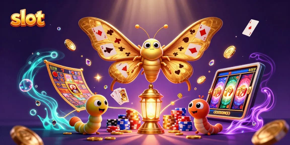 Experience thrilling slot action with a vibrant scene of spinning reels and golden treasures.