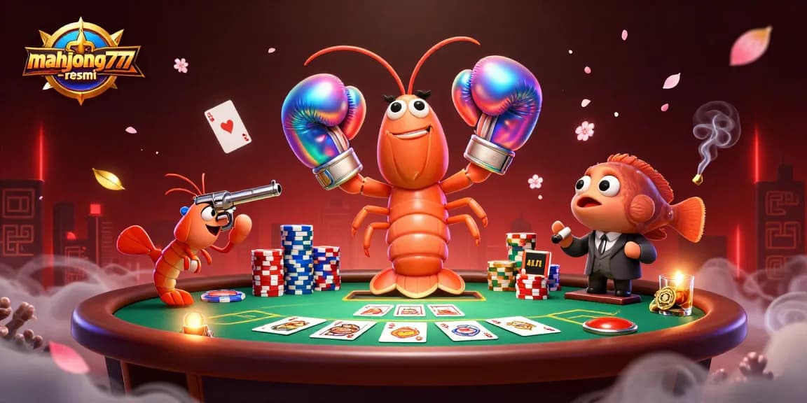 Experience mahjong777-resmi with lively gameplay surrounded by poker excitement and vibrant characters.