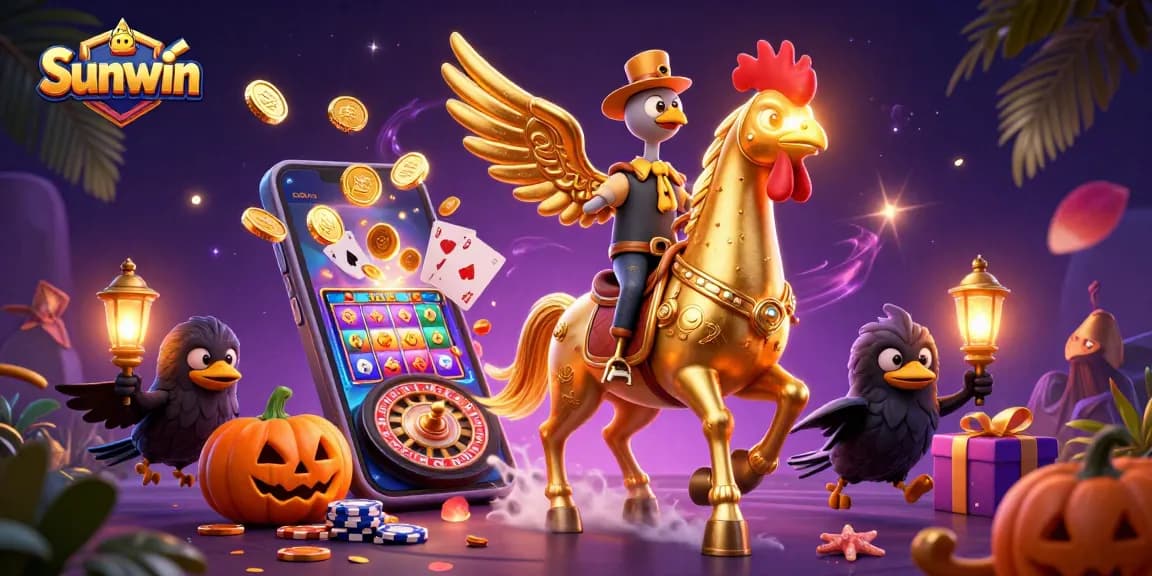 Experience exciting gaming adventures with Sunwin's vibrant casino landscape and dynamic characters.