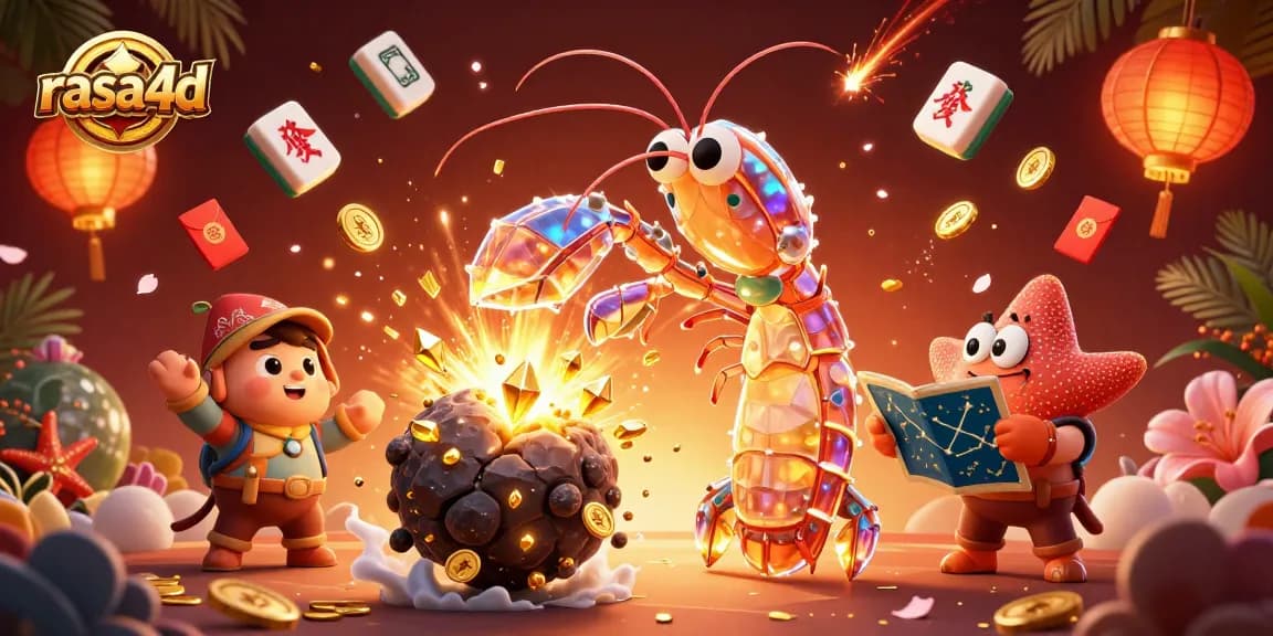 Gambarkan rasa4d dengan samurai mantis galaksi beraksi menyebar koin sambil mengatur keberuntungan dalam dunia perjudian.