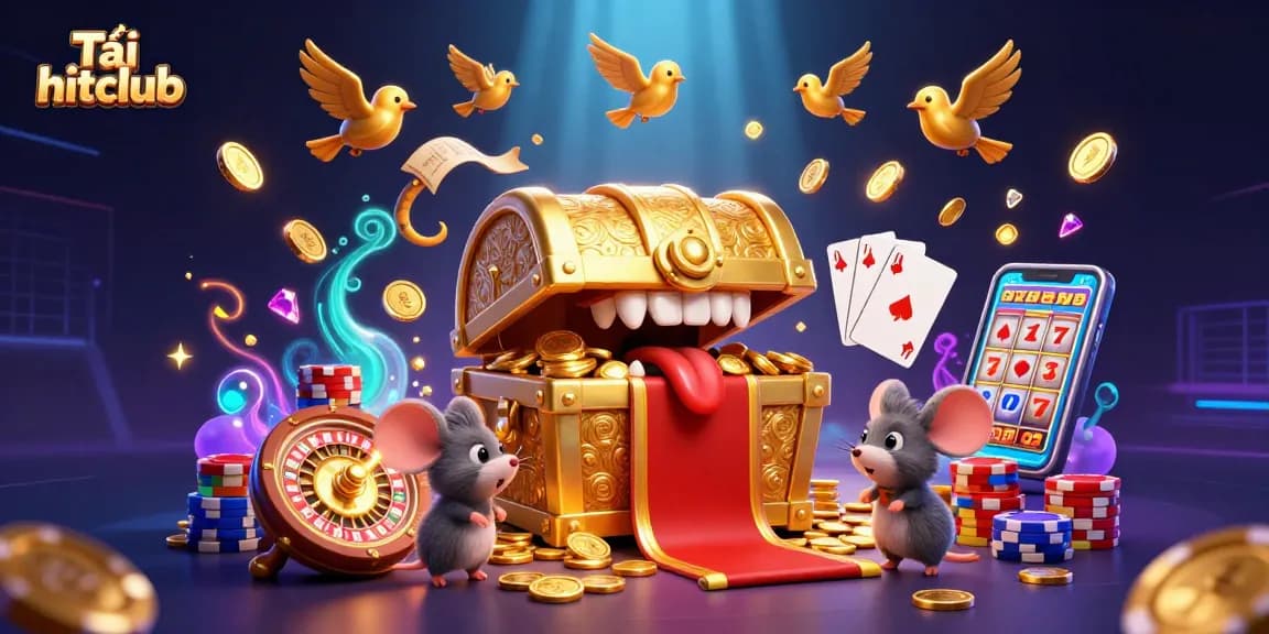 Tải hitclub and experience exciting online gameplay with golden treasures and rich graphics
