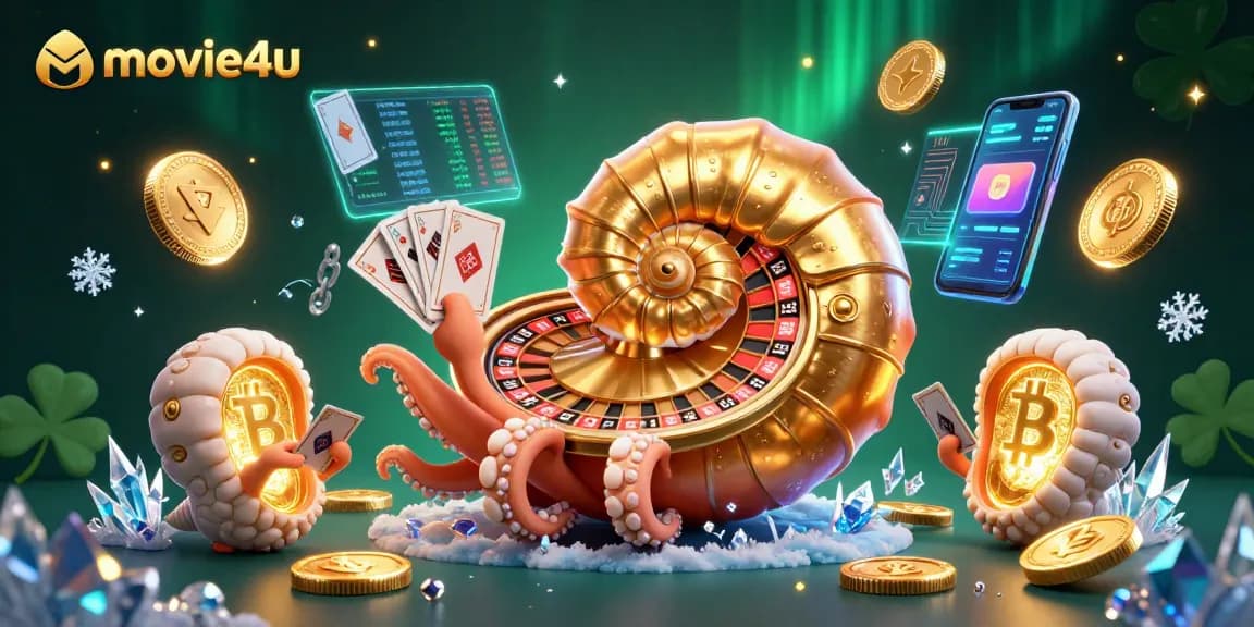 Join the excitement of movie4u with dynamic casino gaming on neon cryptocurrencies and vibrant 3D elements.