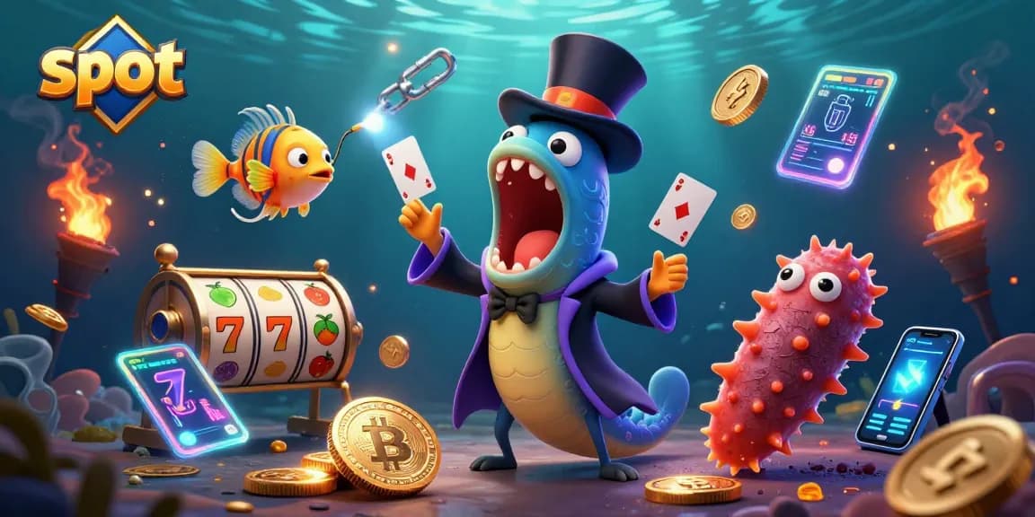 Permainan slot yang menarik dengan simbol buah dan jackpot dalam latar belakang berwarna cerah.