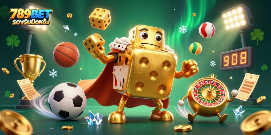 การเดิมพันที่น่าตื่นเต้นใน 789BET รองรับมือถือ พร้อมลูกเต๋าทองคำและลูกบอลกีฬา