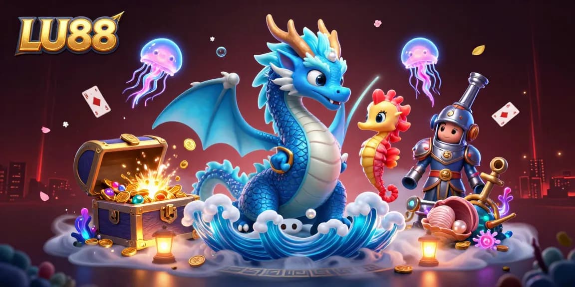 LU88 offers a thrilling underwater adventure with vibrant characters and gaming treasures.