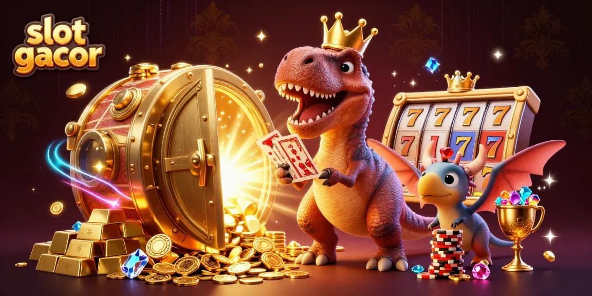 Menangkan jackpot dalam permainan slot gacor dengan karakter dinosaurus yang lucu dan lebih banyak!