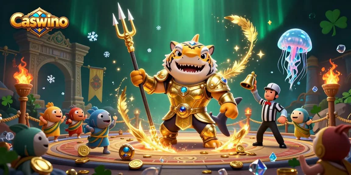 Engage in Caswino's thrilling underwater casino adventure with dynamic gaming elements.