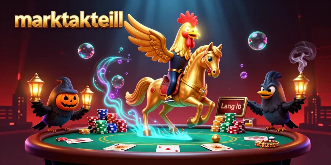 Experience exciting gameplay at marktaktuell's vibrant casino scene with poker and lively characters.