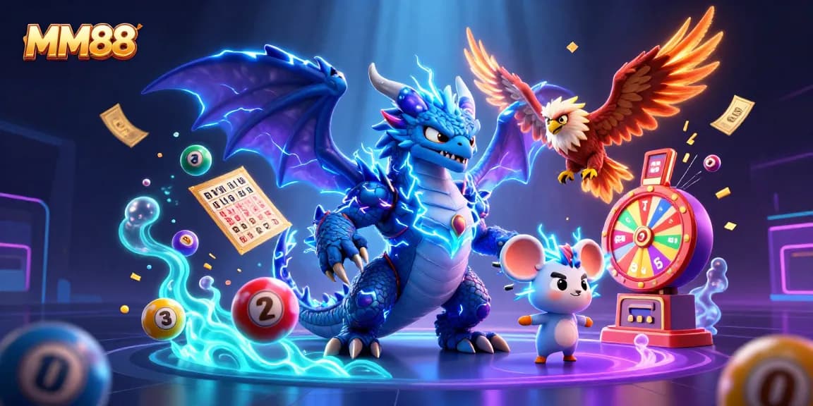 Engage with MM88's thrilling casino adventures featuring dynamic gaming elements and vibrant characters.