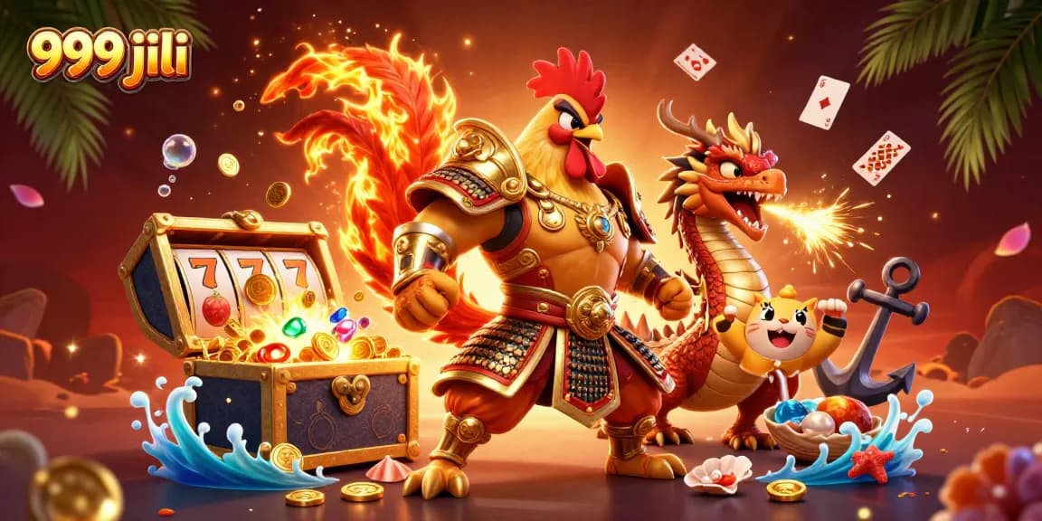 Join the action with 999 jili: a vibrant illustration of exciting casino gaming adventures.