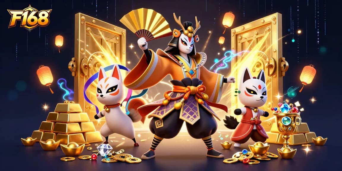 Experience thrilling victories at F168 with engaging casino gameplay and sparkling treasures.