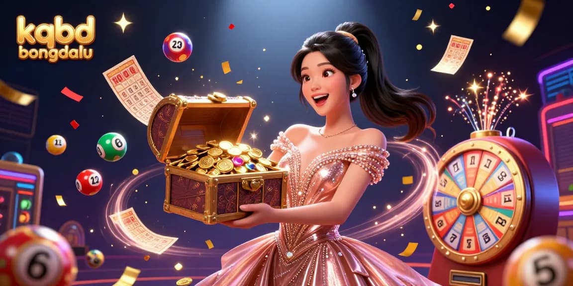 Experience winning moments with kqbd bongdalu as treasures fill the scene in this dynamic illustration.