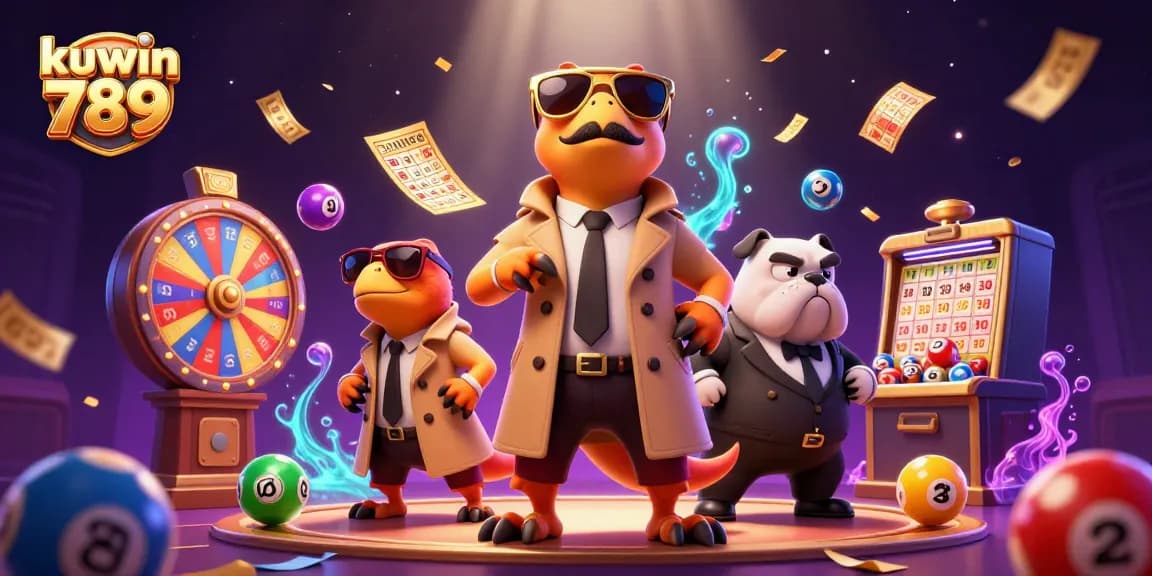 Experience thrilling wins with kuwin 789, as cartoon raptors attempt entry into a VIP casino lounge.