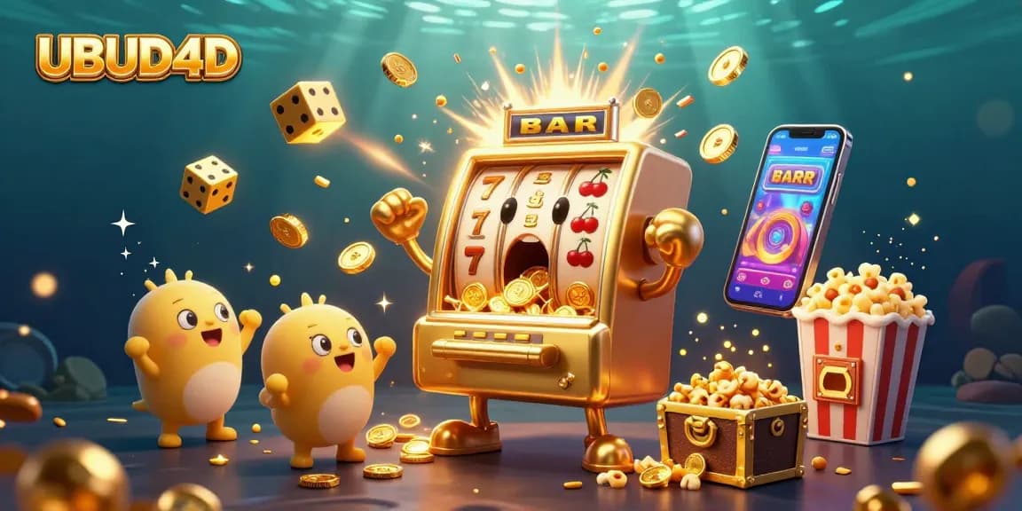 Spin to win with UBUD4D at the vibrant slot machines, featuring jackpot magic and golden surprises.