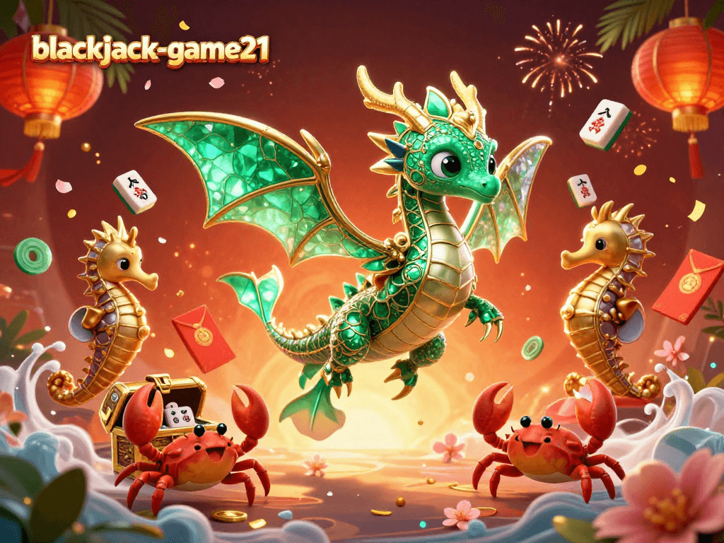 Experience intense gaming action with blackjack-game21 featuring vibrant casino-themed 3D illustration.