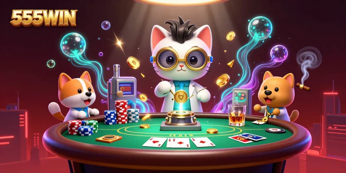 Experience thrilling gameplay at 555WIN, where vibrant poker action meets dynamic casino energy.