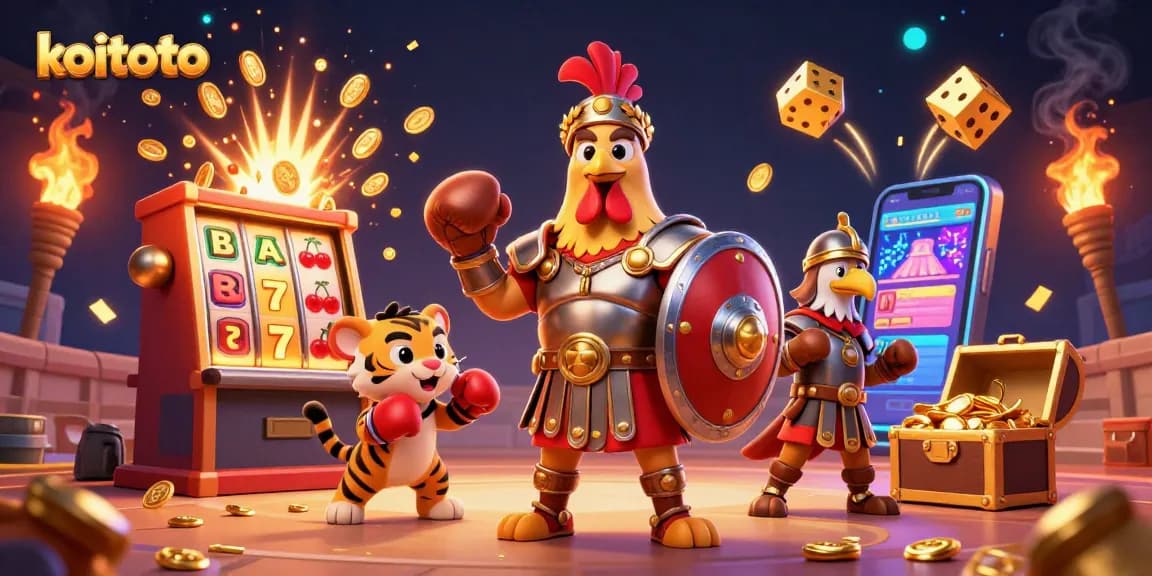 Koitoto menghadirkan slot jackpot mewah dengan karakter unik dalam arena kasino yang dinamis.