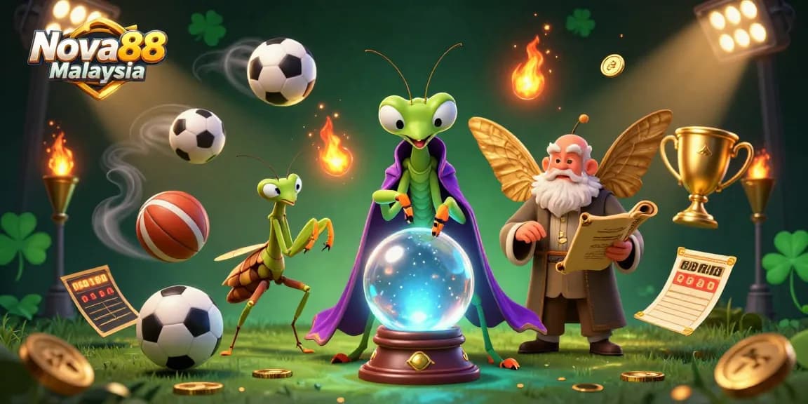 Experience thrilling action at Nova88 Malaysia with dynamic sports elements and mystical characters.