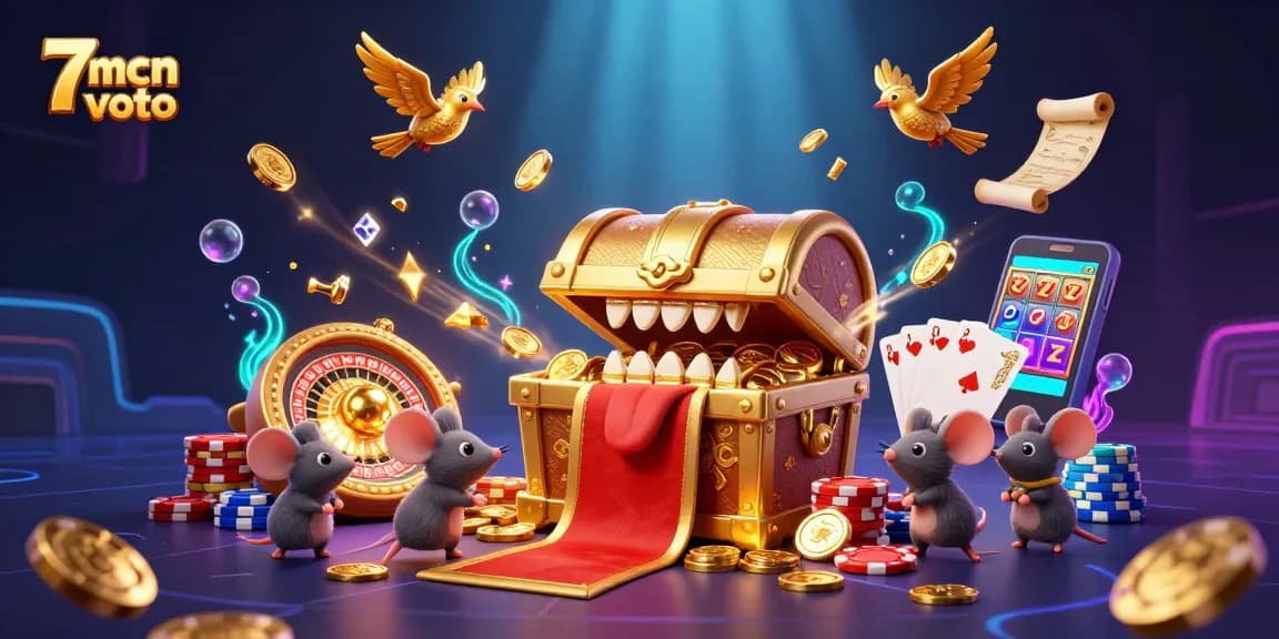 Spin the 3D roulette and uncover treasure with 7mcn voto in this vibrant casino scene.