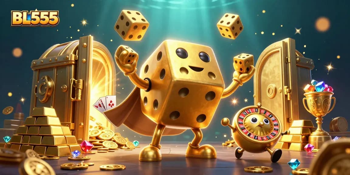 Win big with BL555 in an ultra-detailed arcade of gambling thrills and vibrant treasures!