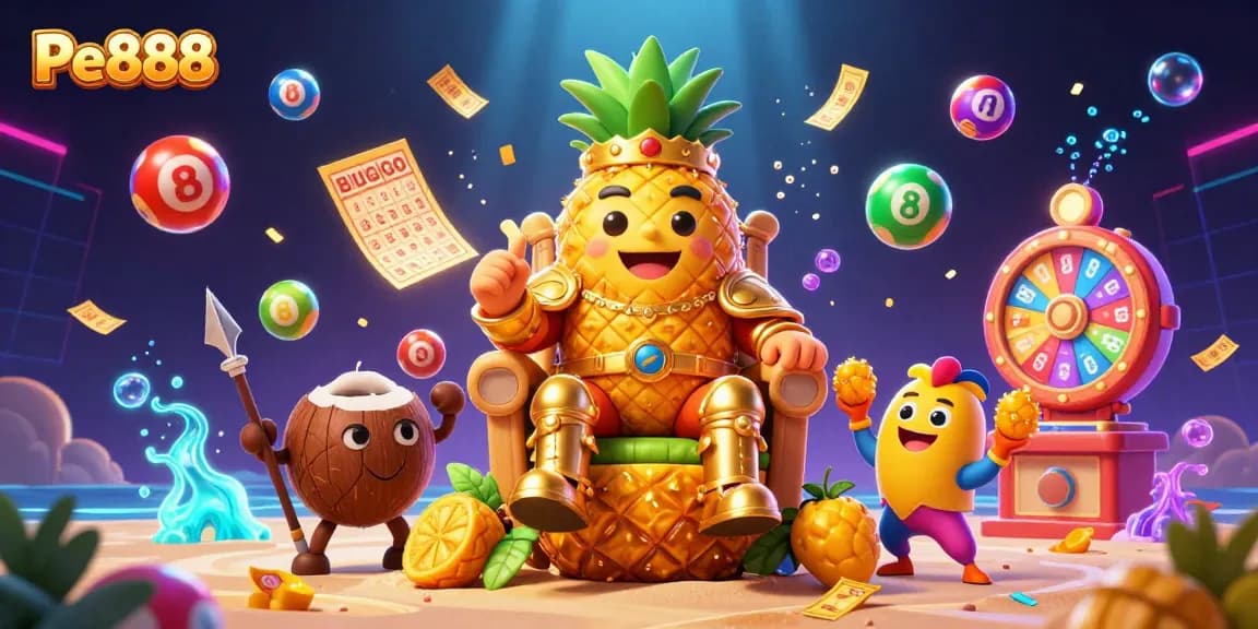 Engage with Pe888 for thrilling online casino adventures featuring vibrant characters and dynamic game elements.