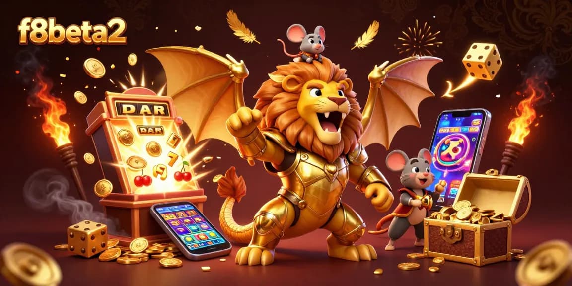 Experience the excitement of f8beta2 with a triumphant chimera and thrilling casino elements.