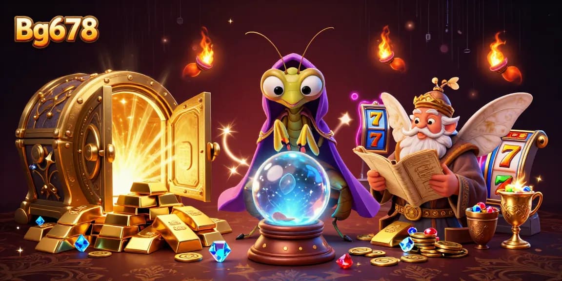Engage with thrilling slots at Bg678, featuring vibrant characters and captivating casino elements.