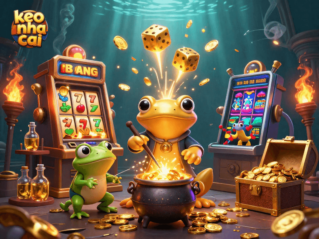 Engage in exciting gameplay with "keo nha cai" as the alchemist transfigures riches through fun casino elements.